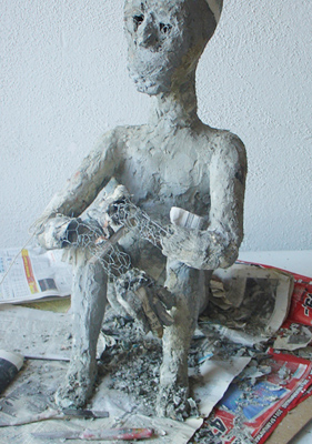 Zementfigur